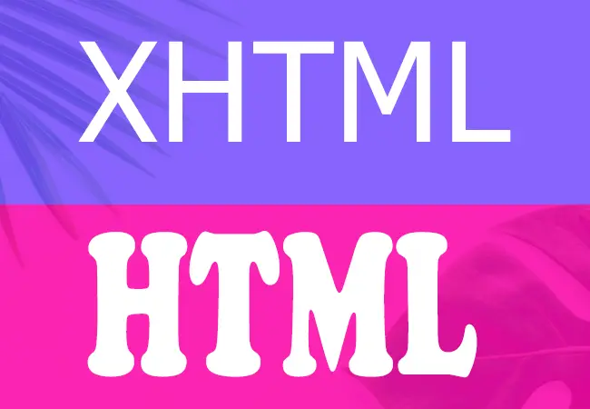 Unterschied zwischen XHTML und HTML